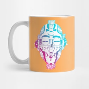 Dual Color African Mask 5 Mug